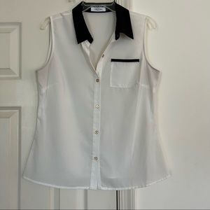 Calvin Klein Sleeveless Blouse